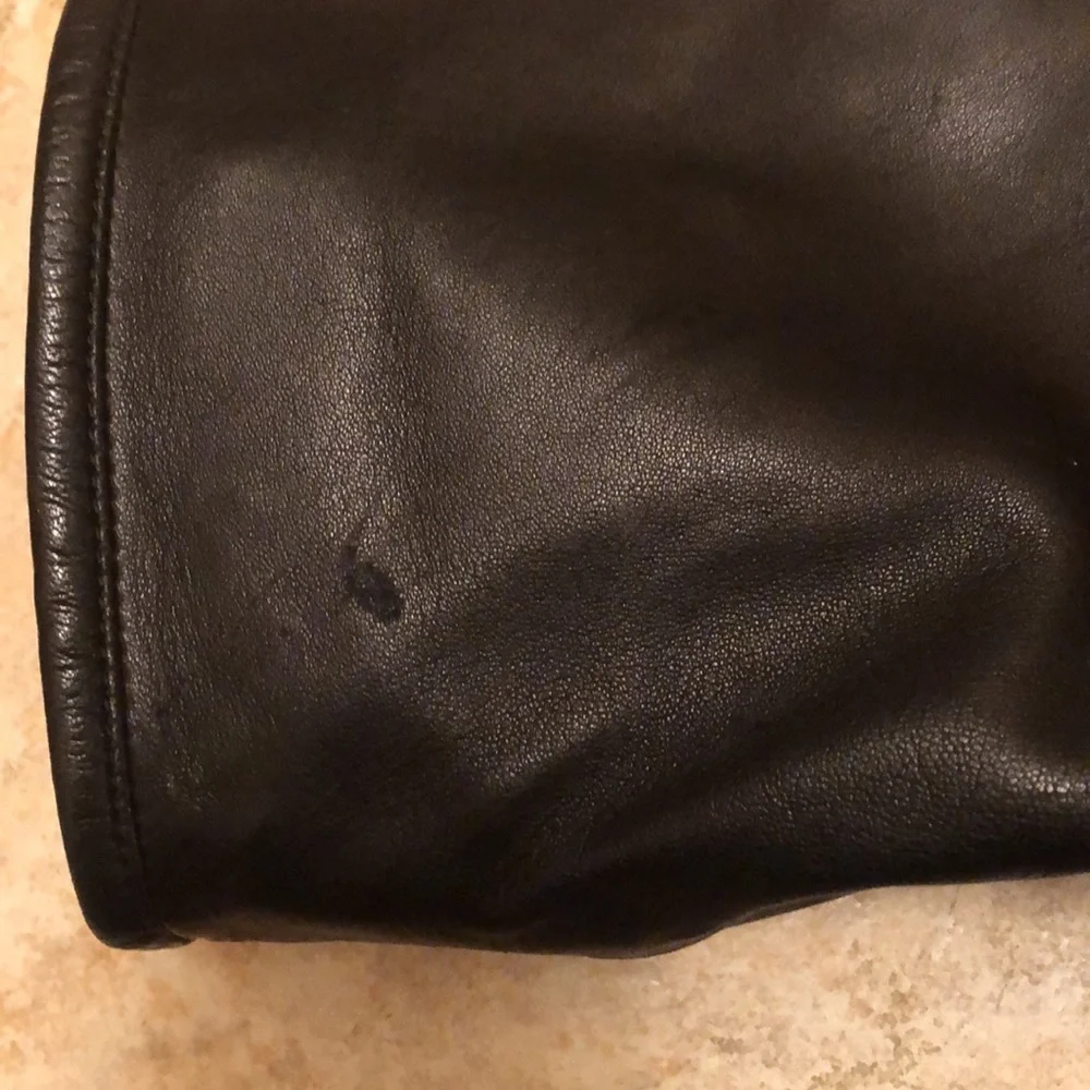 Vintage Coach- Excellent condition Mens lined leather jacket XL Black - Picture 7 of 8